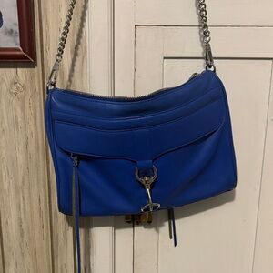 Rebecca Minkoff Royal Blue Leather Shoulder Bag